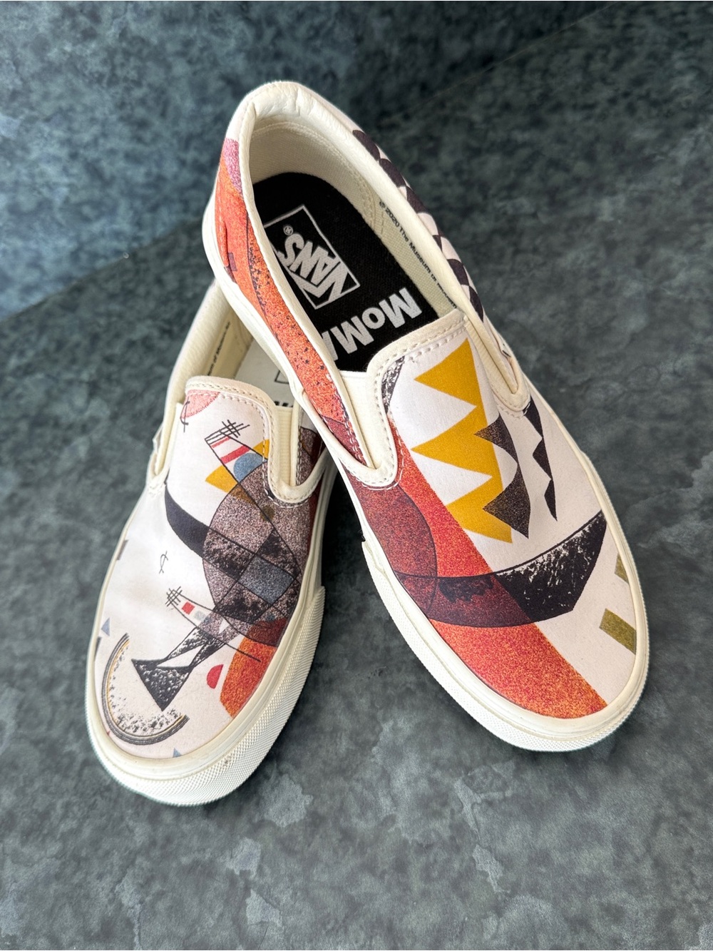 Vans MoMa Kandinsky Special addition Slip-On Sneakers sz 6 woman’s